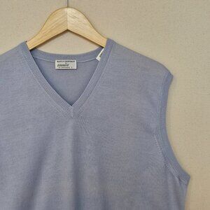 Maus & Hoffman Zimmerli V Neck Sweater Vest L